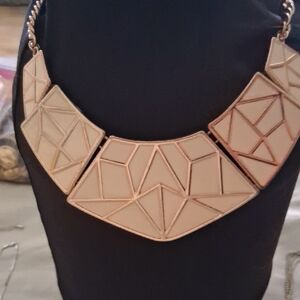 Geometric Gold Necklace